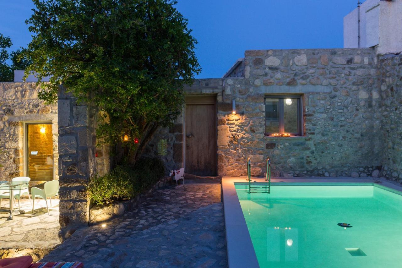 Muazzo Creta Stone House, Nature Escape With Pool, By Thinkvilla Pigí Exteriér fotografie