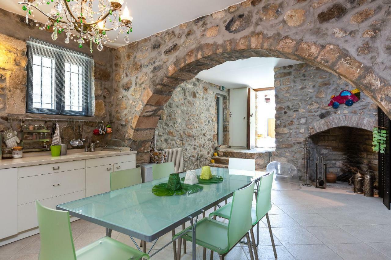 Muazzo Creta Stone House, Nature Escape With Pool, By Thinkvilla Pigí Exteriér fotografie